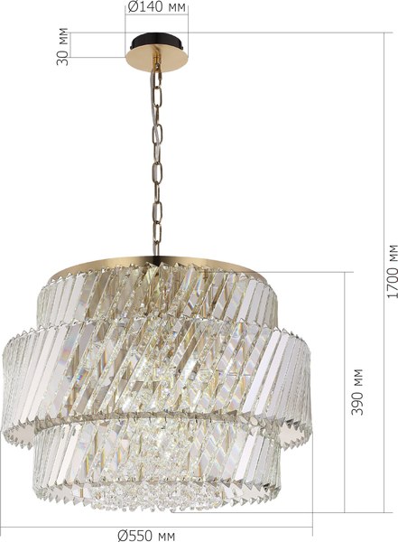 Люстра ST Luce SL6138.303.12