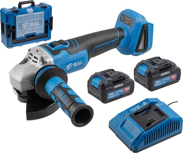 Профессиональная угловая шлифмашина Bull CSG 1812 R Xcase / 1333860 - фото