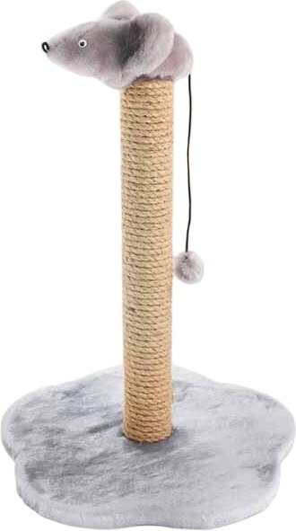 Когтеточка Чип Столбик с мышью / 8320сер - фото