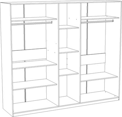 Шкаф Кастанье Каталея 5-ти створчатый СП 046-01