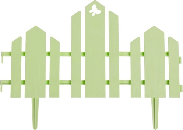 Изгородь декоративная Кострома Пластик Чудный сад 25x270см 5 секций - фото