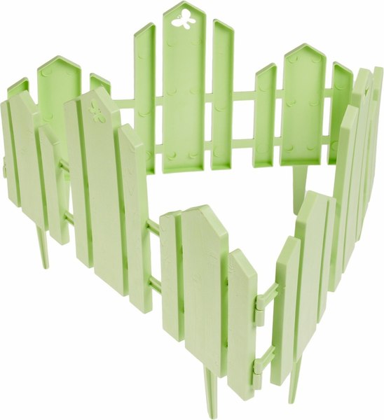 Изгородь декоративная Кострома Пластик Чудный сад 25x270см 5 секций