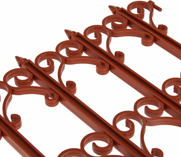 Изгородь декоративная Кострома Пластик Классика 25x180см 5 секций