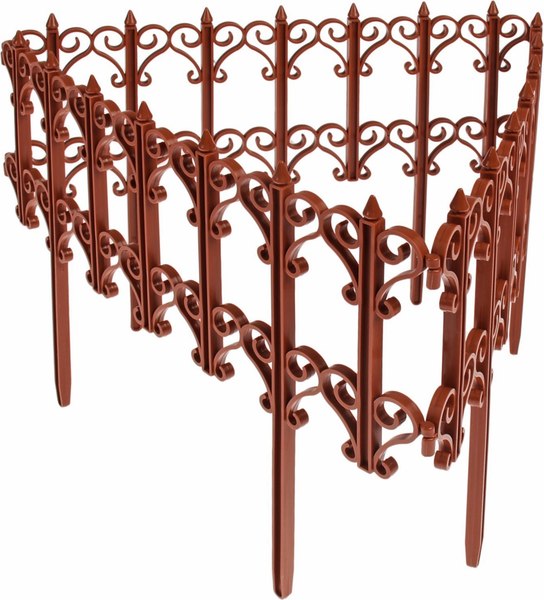 Изгородь декоративная Кострома Пластик Классика 25x180см 5 секций