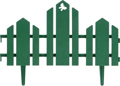 Изгородь декоративная Кострома Пластик Чудный сад 25x170см 5 секций - фото