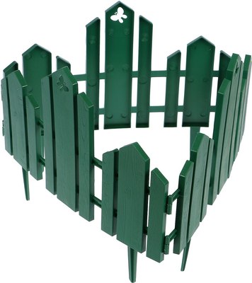 Изгородь декоративная Кострома Пластик Чудный сад 25x170см 5 секций