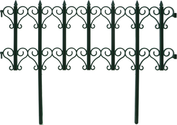 Изгородь декоративная Кострома Пластик Классика 25x180см 5 секций - фото