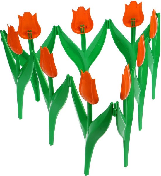 Изгородь декоративная Кострома Пластик Тюльпан 30x225см 5 секций