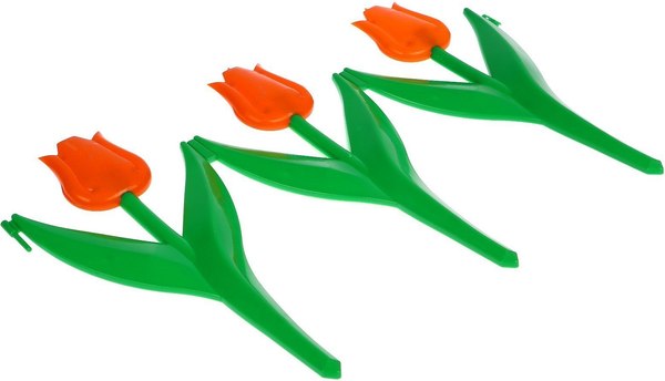 Изгородь декоративная Кострома Пластик Тюльпан 30x225см 5 секций