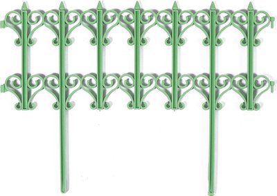 Изгородь декоративная Кострома Пластик Классика 25x180см 5 секций - фото