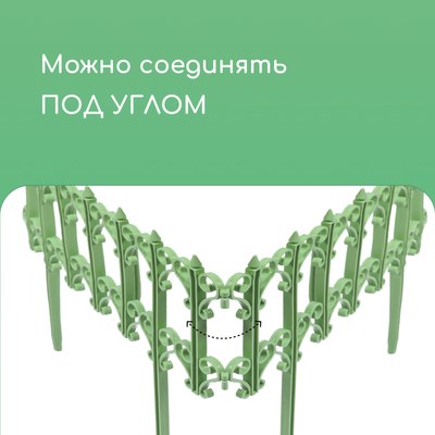 Изгородь декоративная Кострома Пластик Классика 25x180см 5 секций