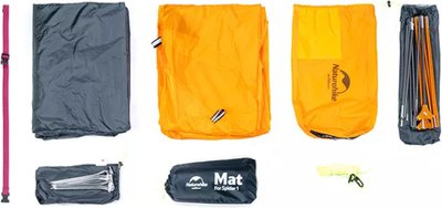 Палатка Naturehike Cycling Spider Si / NH18A095-D-DOR (оранжевый)