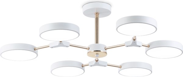 Люстра Ambrella FL516333/6 WH/FGD