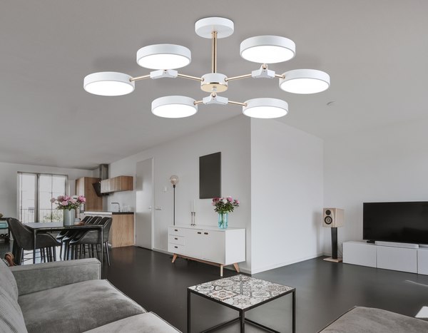 Люстра Ambrella FL516333/6 WH/FGD