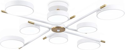 Люстра Ambrella FL516338/8 WH/CP