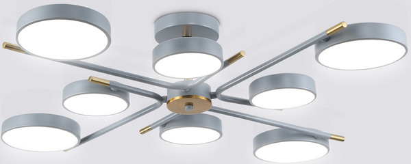 Люстра Ambrella FL516339/8 GR/CP - фото