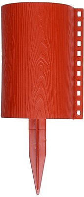 Изгородь декоративная Кострома Пластик Бревнышко 24x100см 10 секций - фото