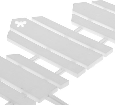 Изгородь декоративная Кострома Пластик Чудный сад 25x270см 5 секций