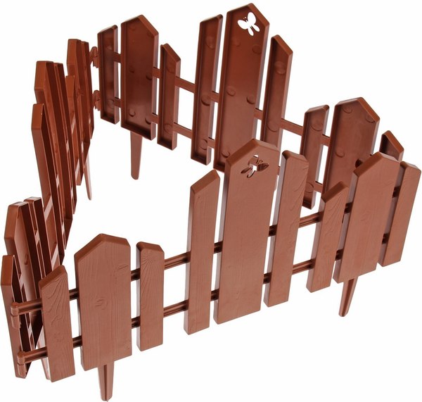 Изгородь декоративная Кострома Пластик Чудный сад 25x270см 5 секций