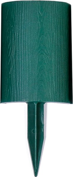 Изгородь декоративная Кострома Пластик Бревнышко 24x100см 10 секций - фото