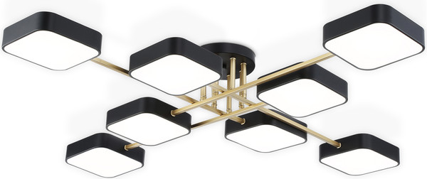 Люстра Ambrella FL516348/8 BK/GD