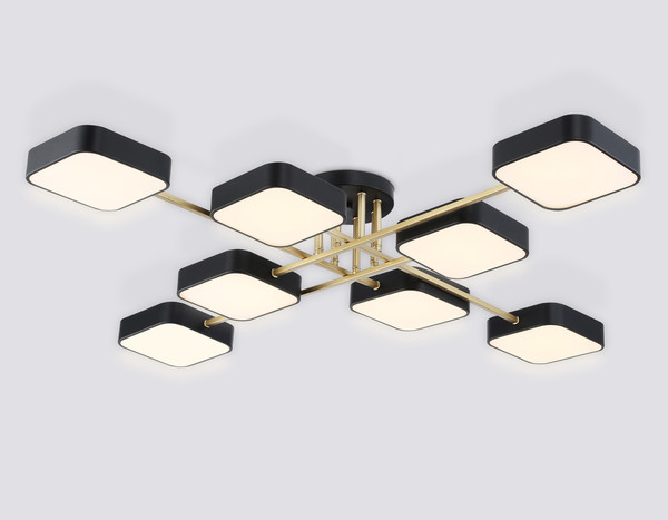 Люстра Ambrella FL516348/8 BK/GD