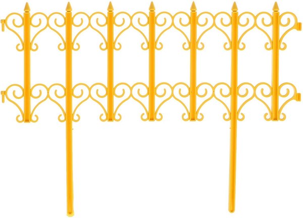 Изгородь декоративная Кострома Пластик Классика 25x180см 5 секций - фото