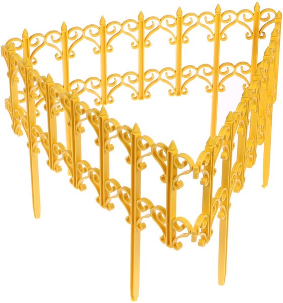 Изгородь декоративная Кострома Пластик Классика 25x180см 5 секций