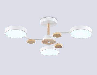 Люстра Ambrella FL4855/3 WH/WD