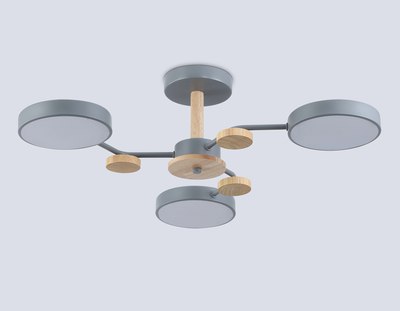 Люстра Ambrella FL4856/3 GR/WD