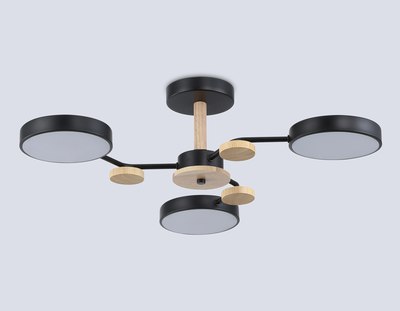 Люстра Ambrella FL4857/3 BK/WD