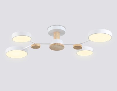 Люстра Ambrella FL4858/4 WH/WD