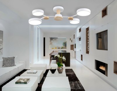 Люстра Ambrella FL4858/4 WH/WD