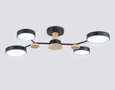 Люстра Ambrella FL4860/4 BK/WD