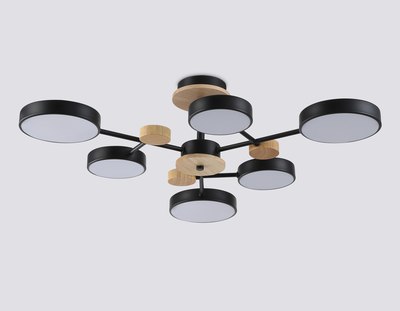 Люстра Ambrella FL4863/6 BK/WD