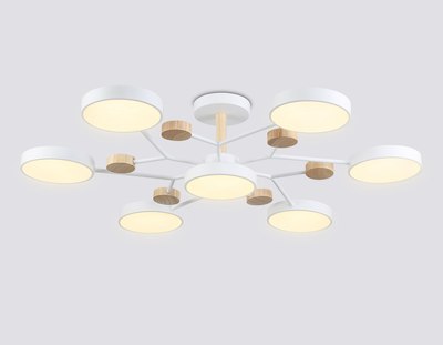 Люстра Ambrella FL4864/7 WH/WD