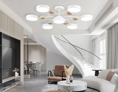 Люстра Ambrella FL4864/7 WH/WD