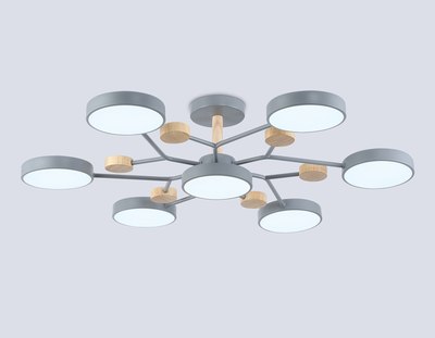 Люстра Ambrella FL4865/7 GR/WD