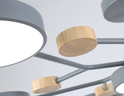 Люстра Ambrella FL4865/7 GR/WD