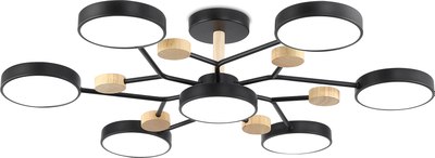 Люстра Ambrella FL4866/7 BK/WD