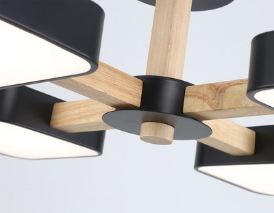 Люстра Ambrella FL4880/4 BK/WD