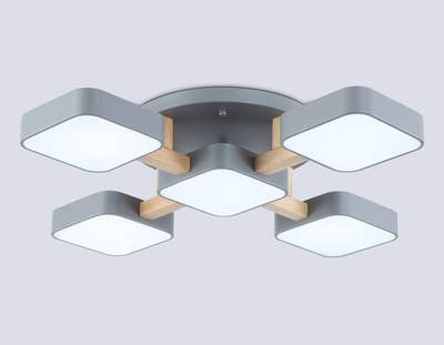 Люстра Ambrella FL4882/5 GR/WD