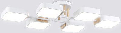 Люстра Ambrella FL4886/6 WH/WD - фото