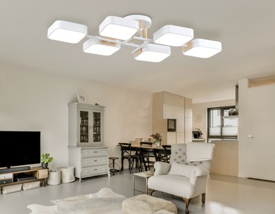 Люстра Ambrella FL4886/6 WH/WD