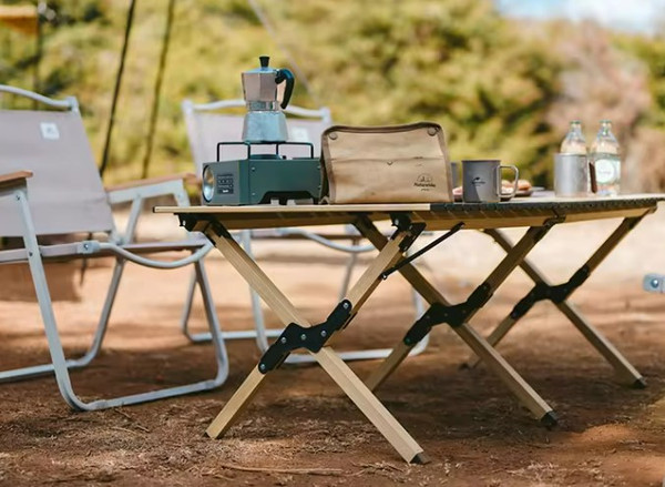 Стол складной Naturehike 118х60х44см / CNK2300JU010-LB (черный)