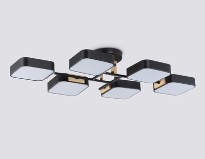 Люстра Ambrella FL4887/6 BK/WD