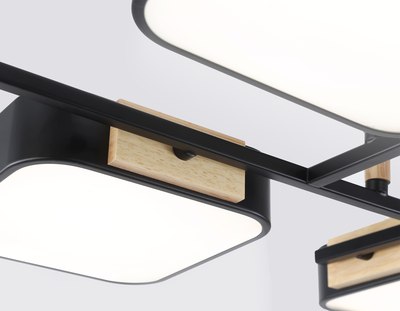 Люстра Ambrella FL4887/6 BK/WD