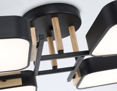 Люстра Ambrella FL4887/6 BK/WD