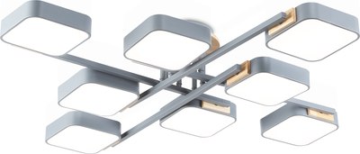 Люстра Ambrella FL4889/8 GR/WD (серый/дерево)