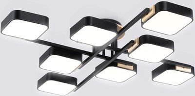 Люстра Ambrella FL4890/8 BK/WD - фото